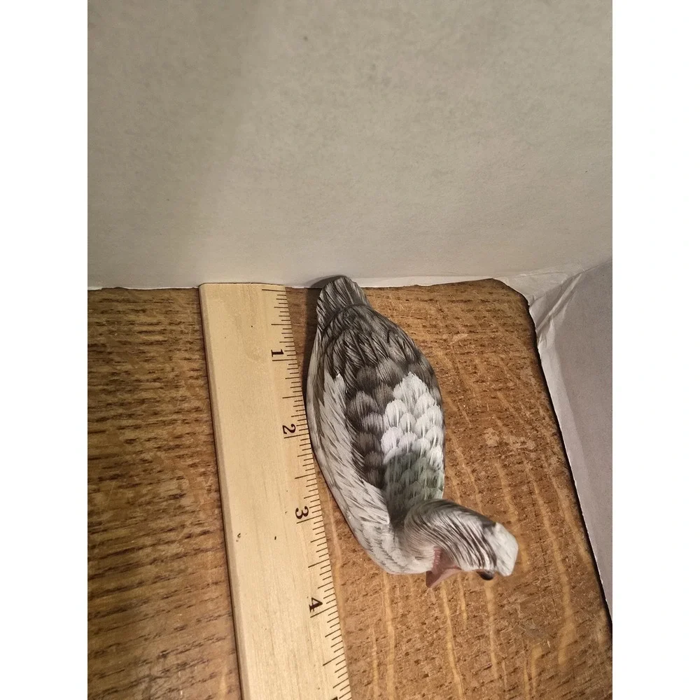 Hand Carved Hand‎ Painted Wood Pelican Figurine Bird 4